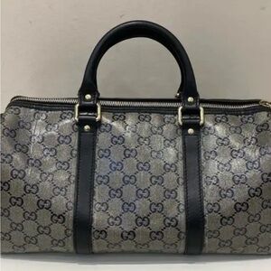 Gucci Black and Gray Tote Bag